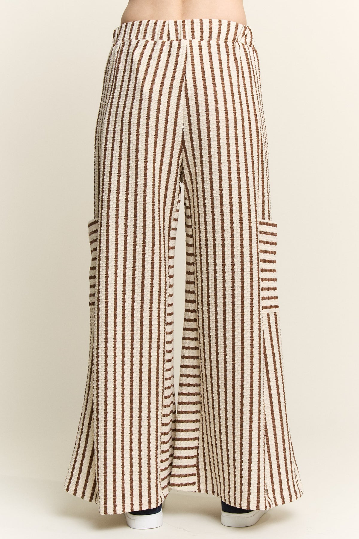 The Boardwalk Breeze Striped Wide Leg Pants