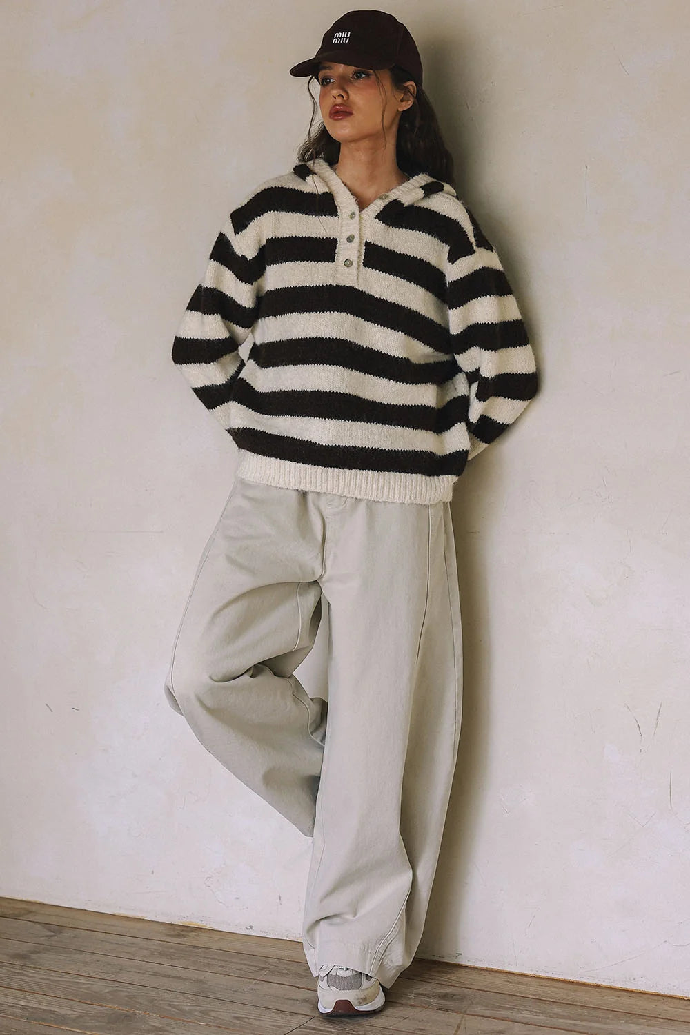The Sunday Social Striped Sweater