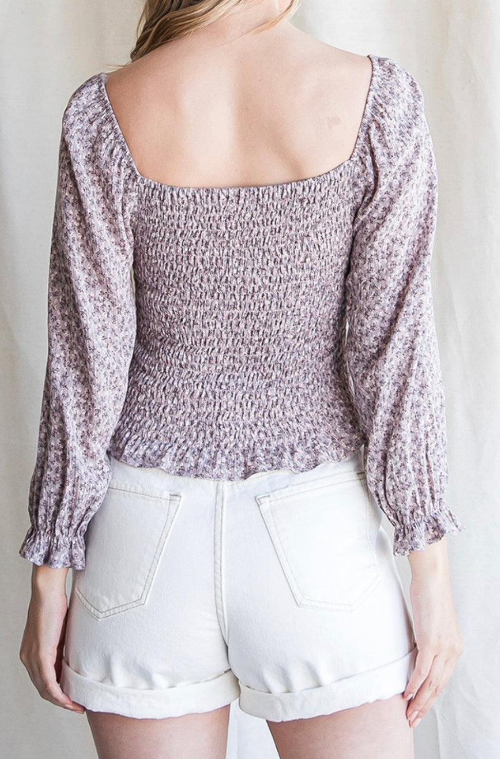 PUFF SLEEVE SWEETHEART TOP