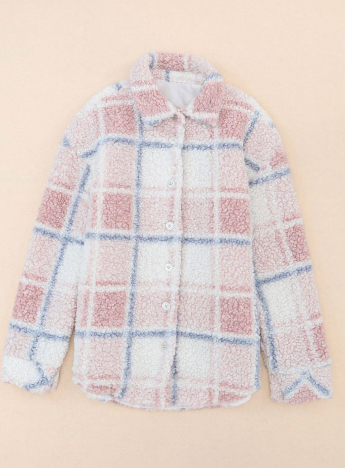 Cotton Candy Checker Print Pullover