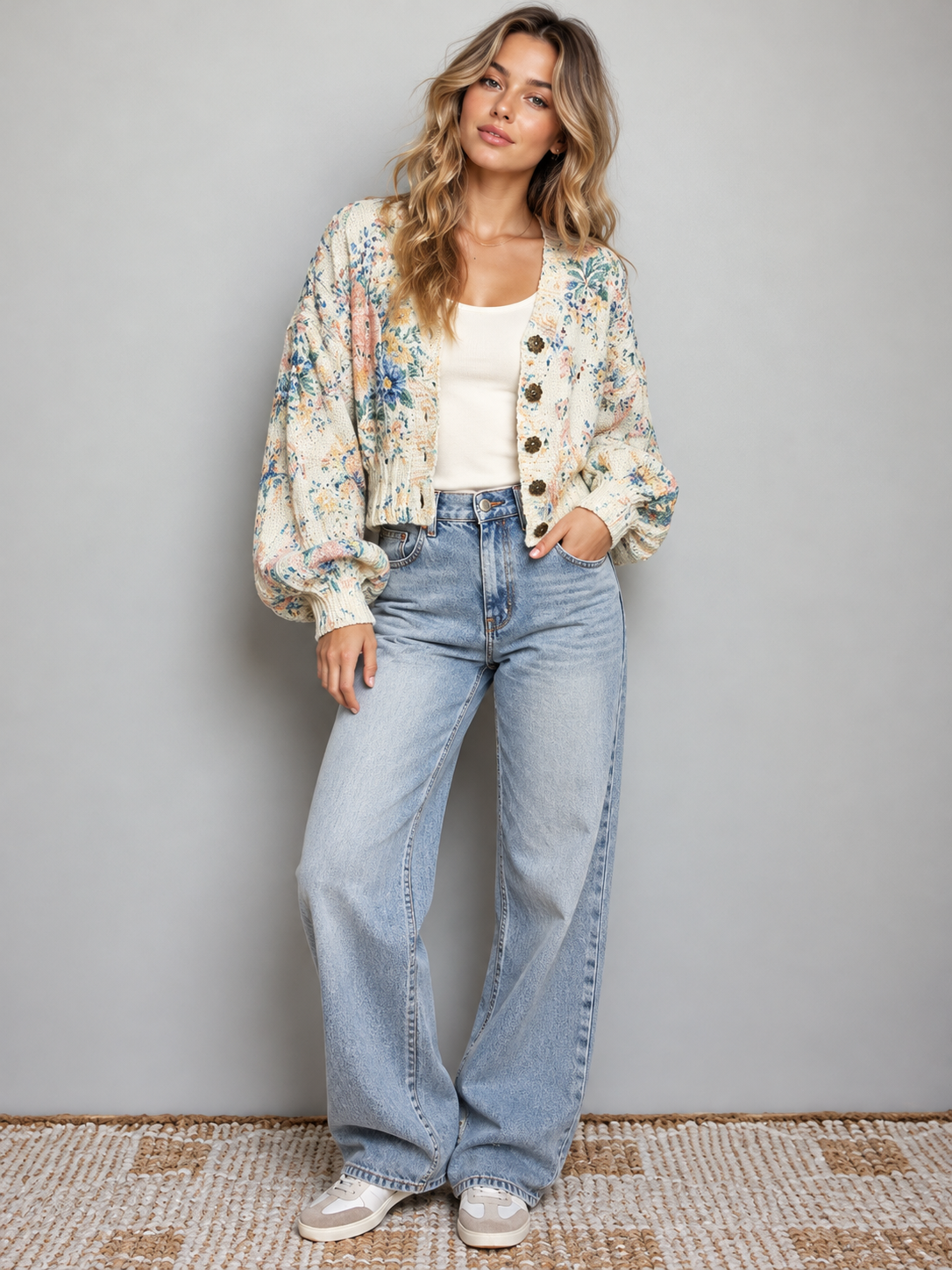 The Sunday Bloom Floral Cardigan