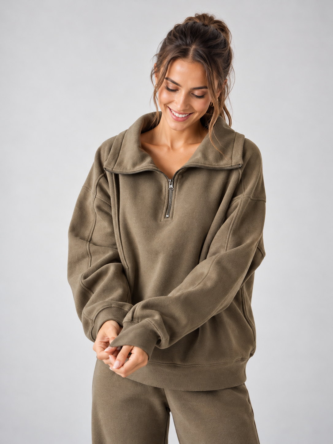 The Unwind & Unplug Half-Zip Pullover