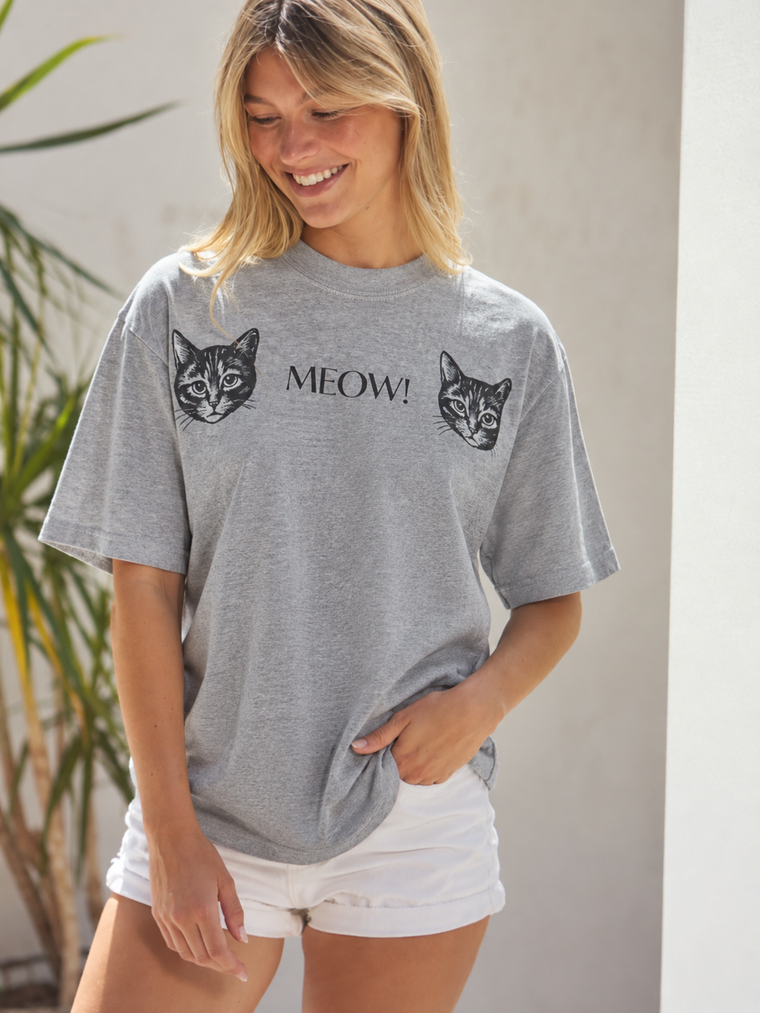 The Purrfectly Meow Graphic Tee