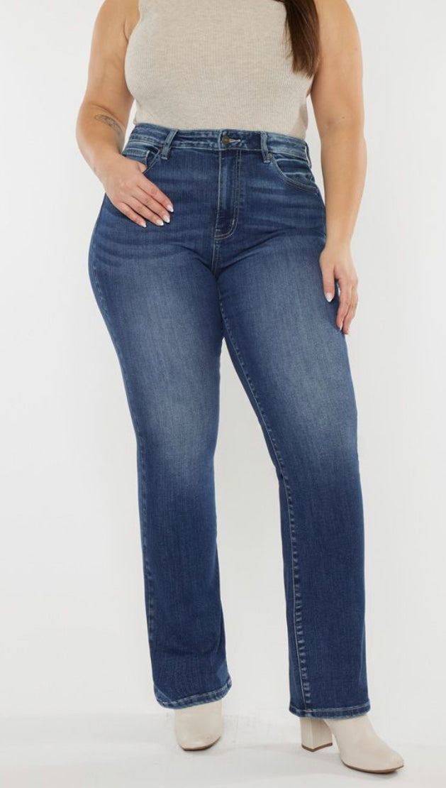 Curvy KanCan HIGH RISE SKINNY BOOTCUT