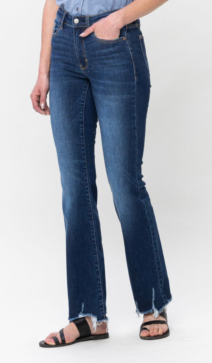 Judy Blue MID-RISE NON DISTRESSED BOOTCUT