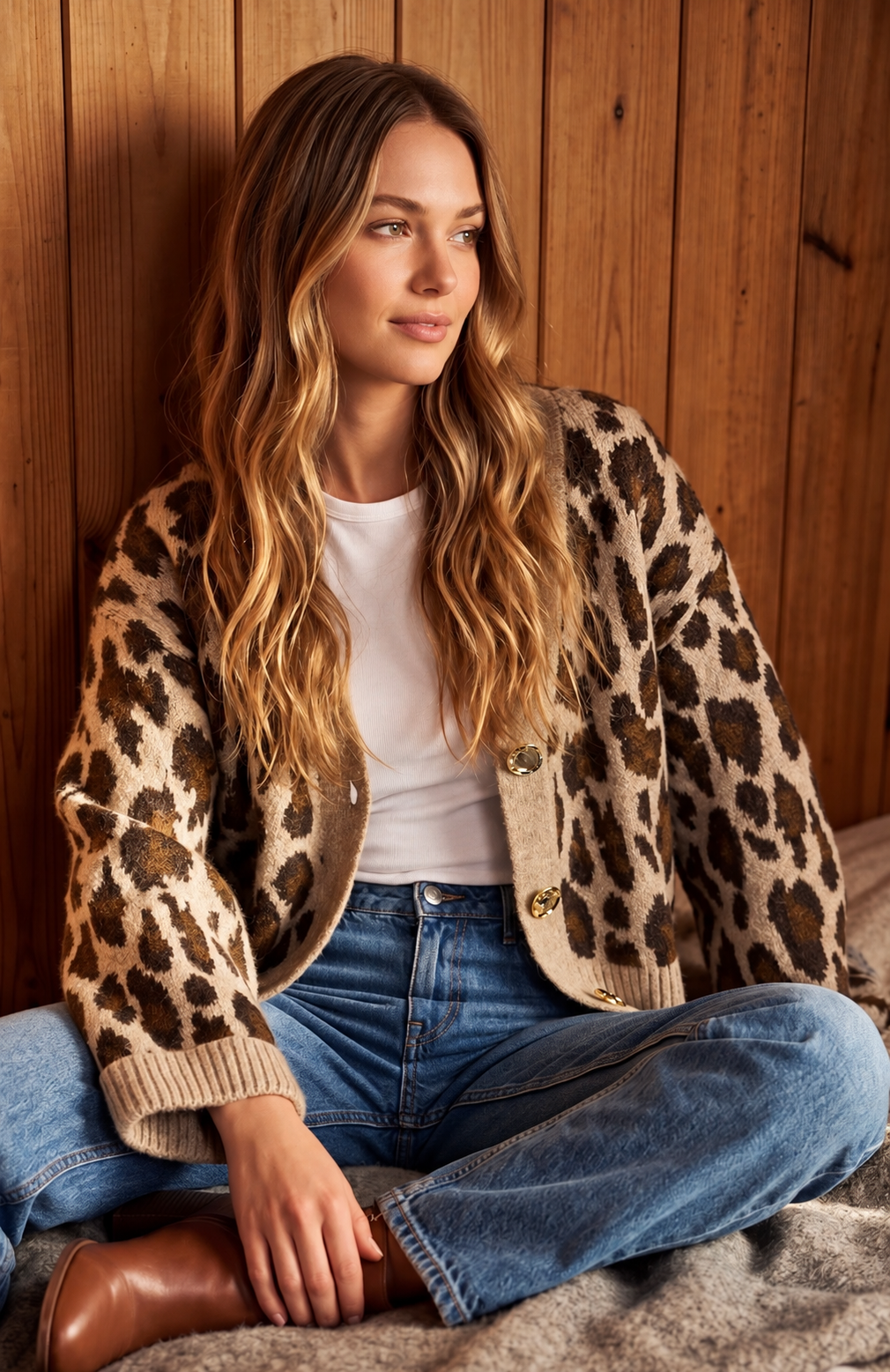 Wild Side Leopard Cardigan