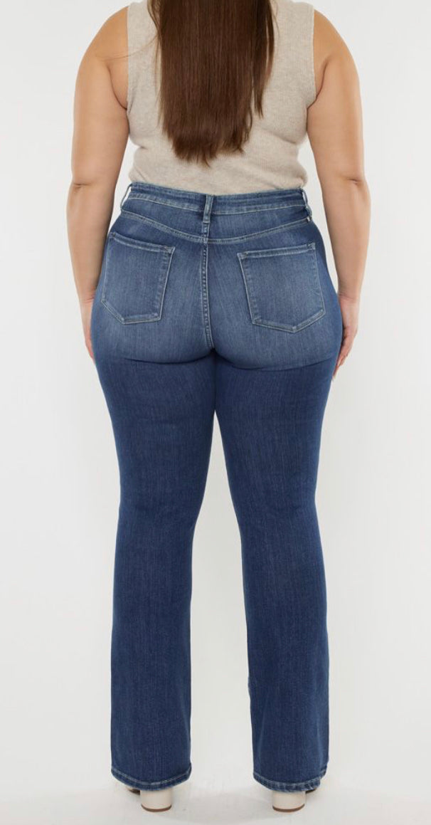 Curvy KanCan HIGH RISE SKINNY BOOTCUT