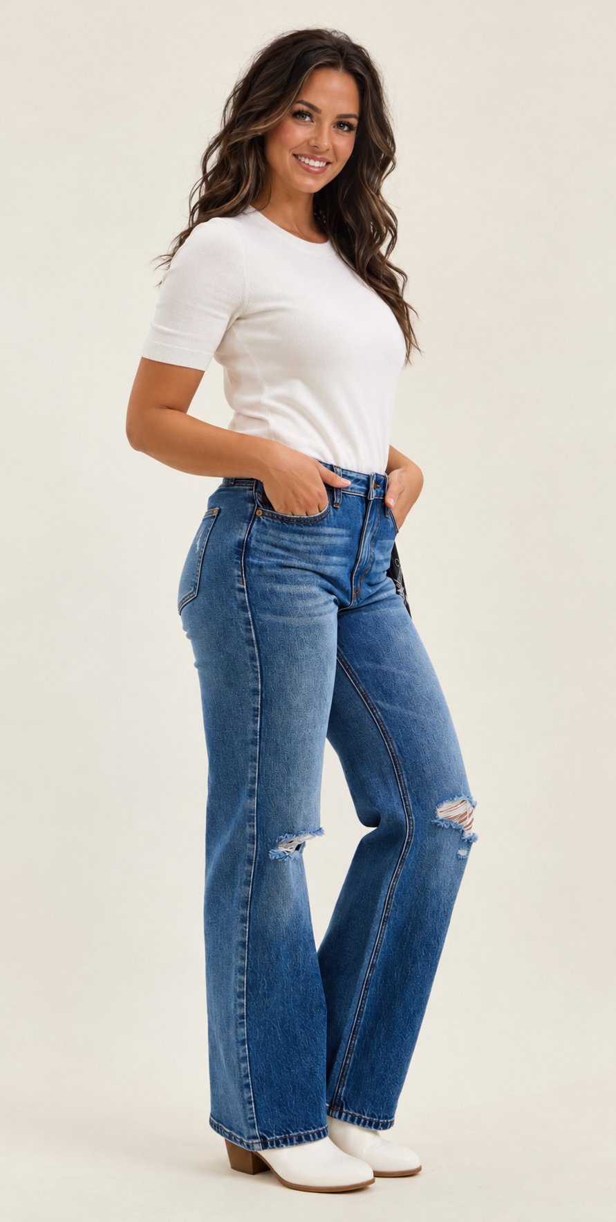 The Brenda Vintage 90s Straight Leg Jeans
