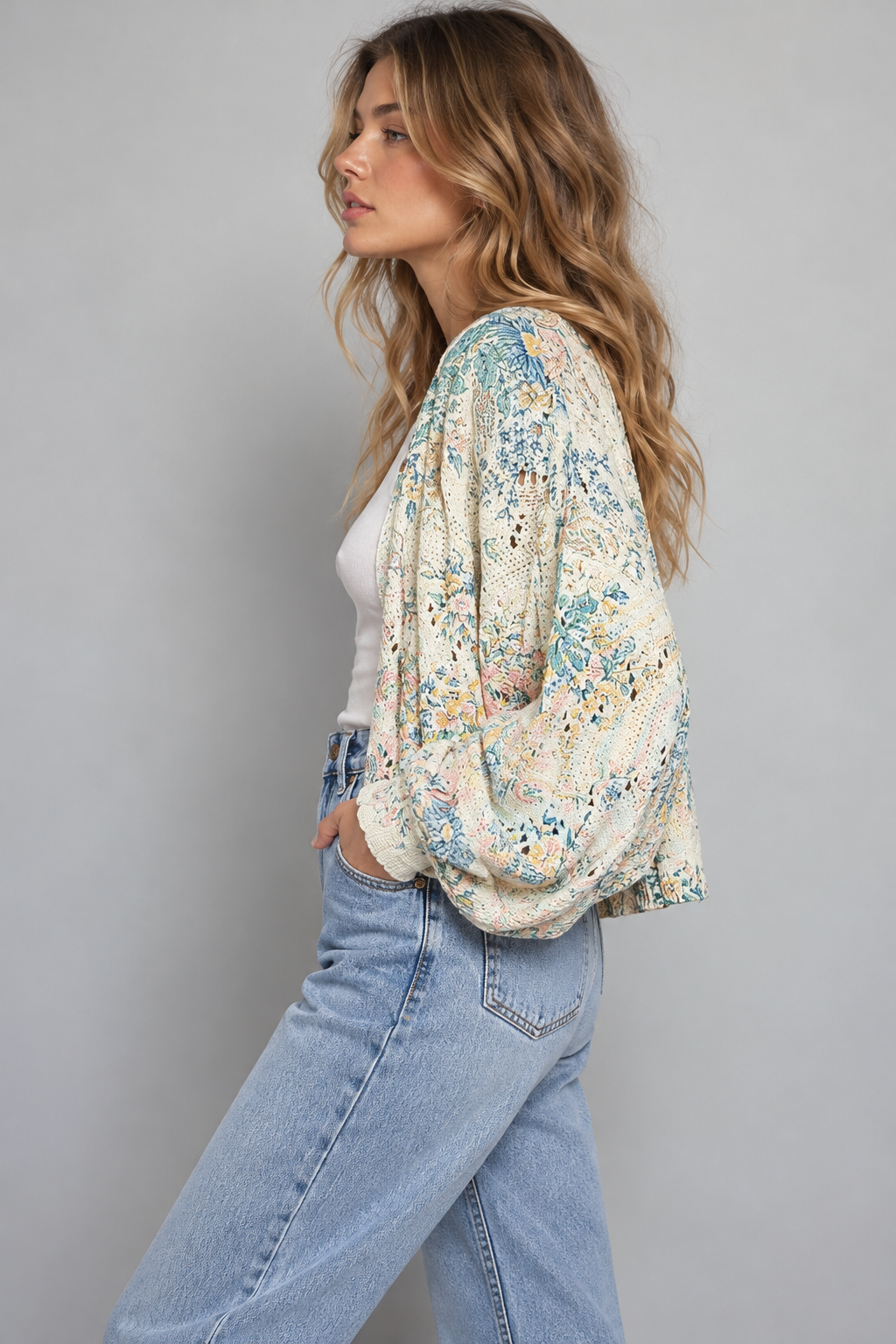 The Sunday Bloom Floral Cardigan
