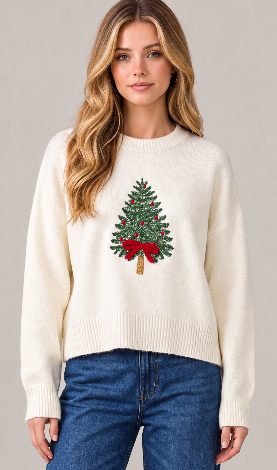 Under the Mistletoe Christmas Sweater