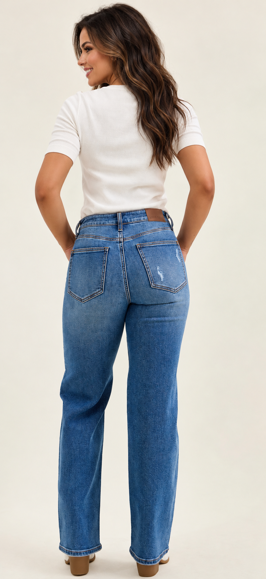 The Brenda Vintage 90s Straight Leg Jeans