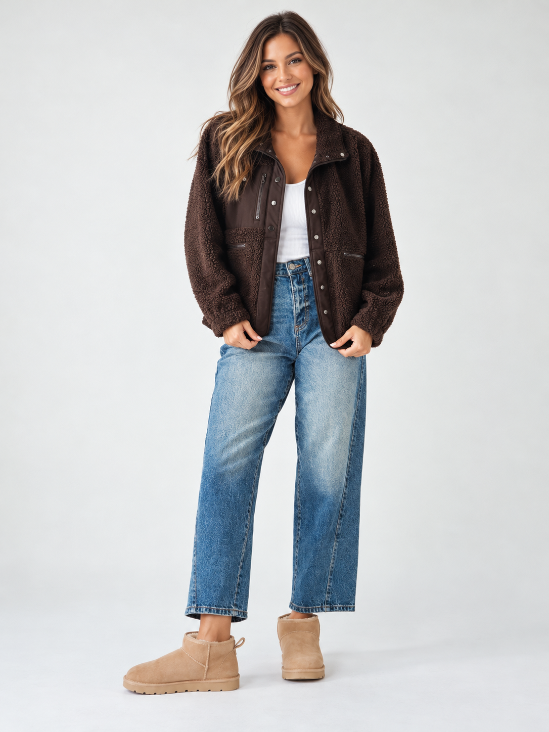 The Cocoa Cloud Sherpa Jacket