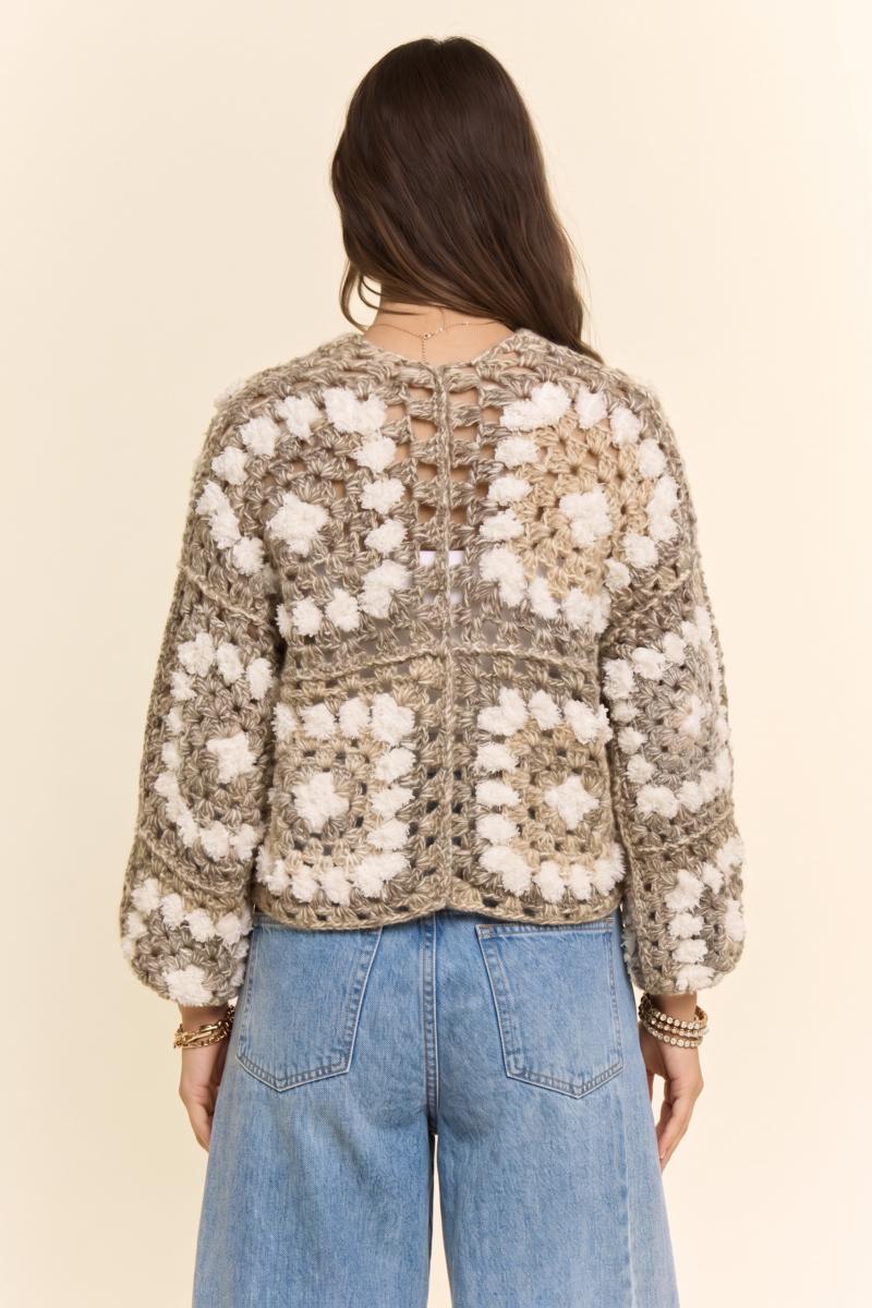 The Willowbrook Crochet Patchwork Cardigan