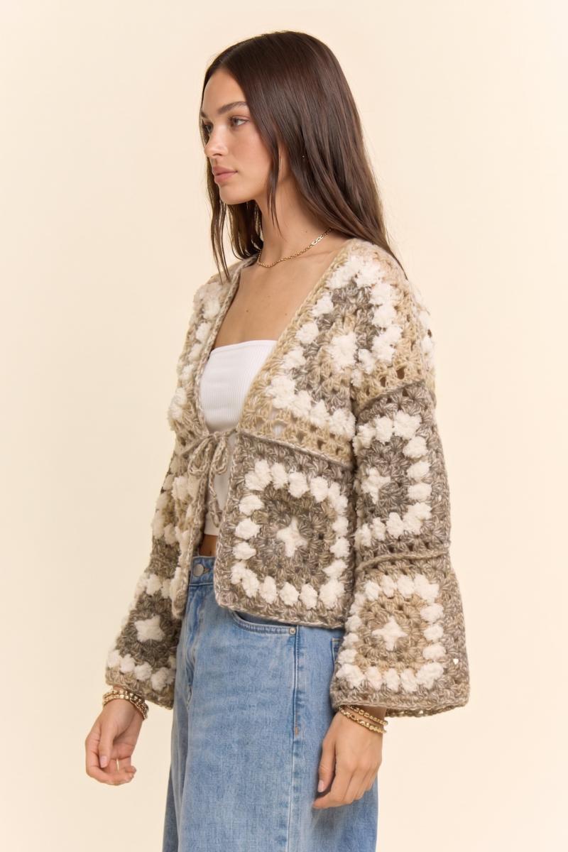 The Willowbrook Crochet Patchwork Cardigan
