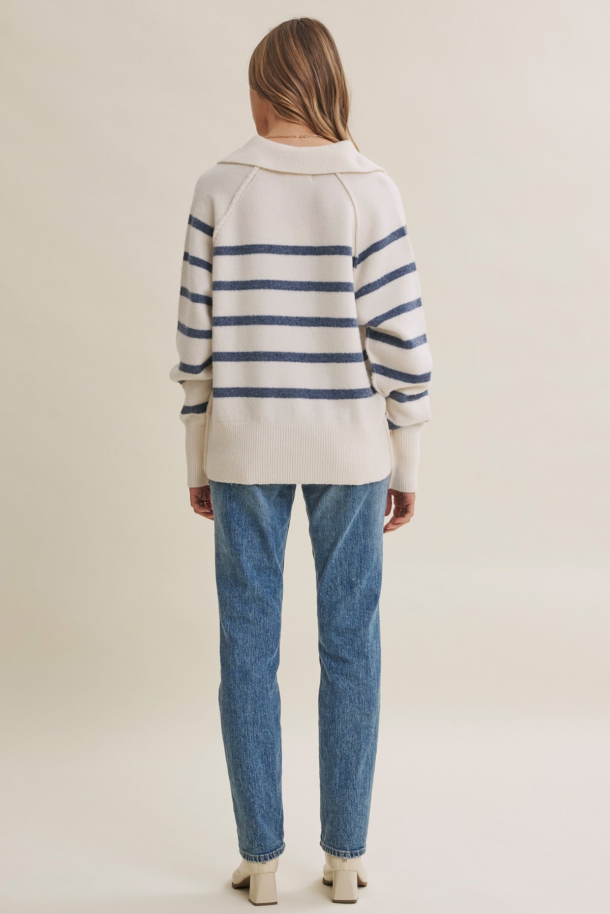 The Coastal Muse Striped Sweater