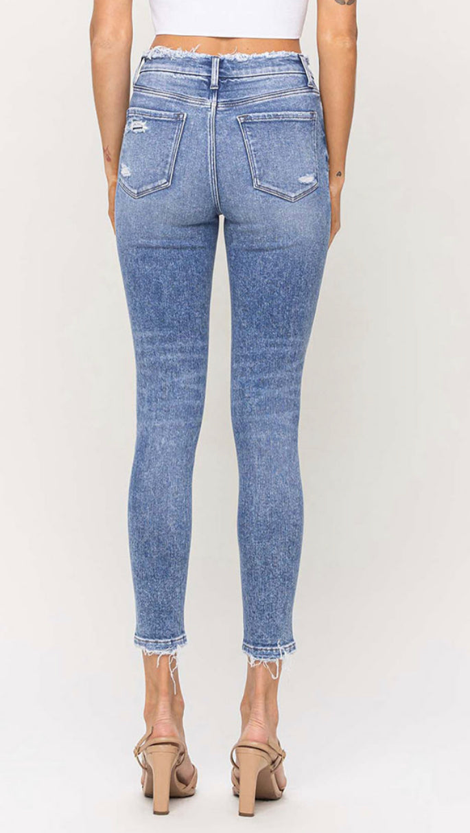 Flying Monkey High Rise Crop Skinny