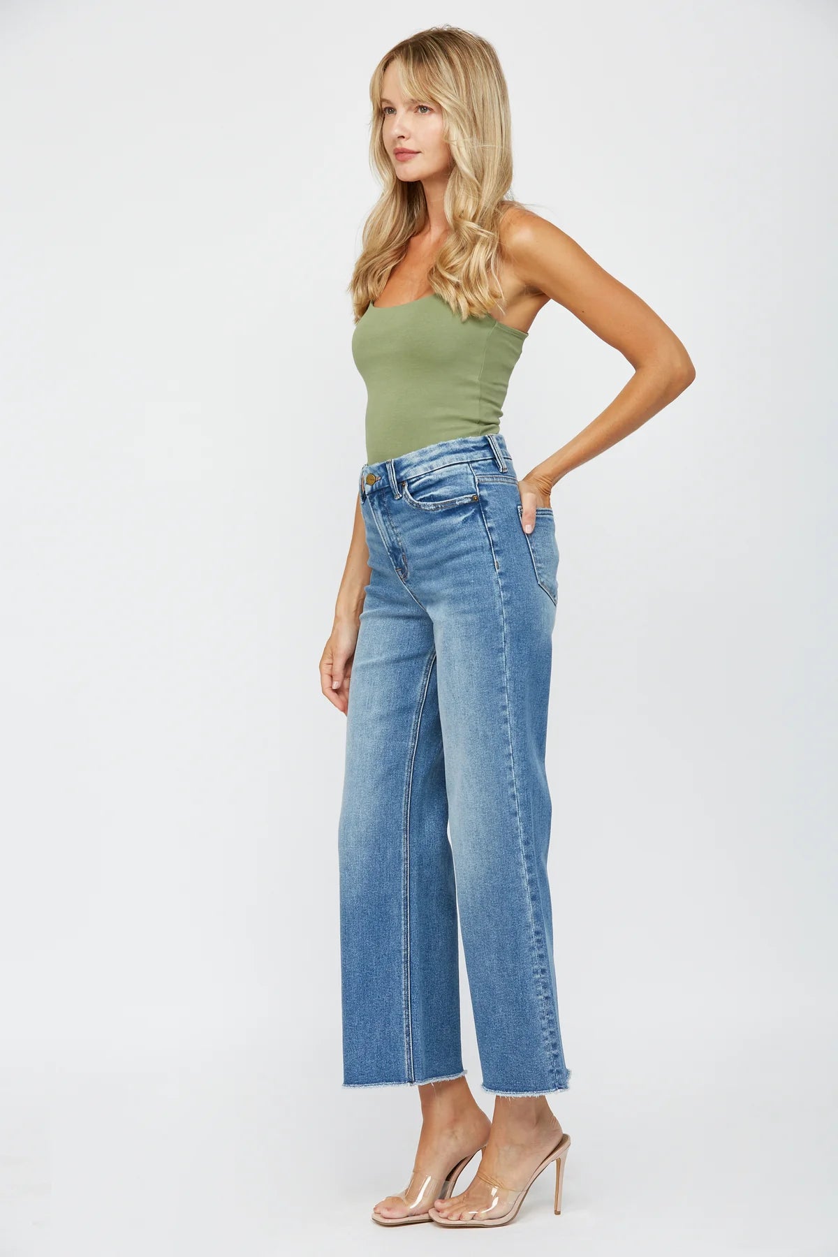 The Festival High-Rise Wide Leg Jeans