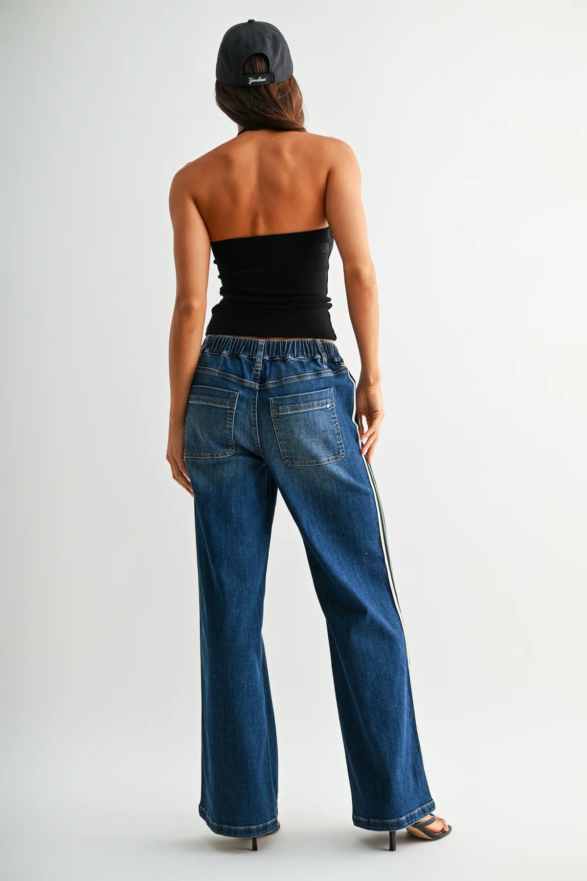 The Sideline High-Rise Wide-Leg Jeans