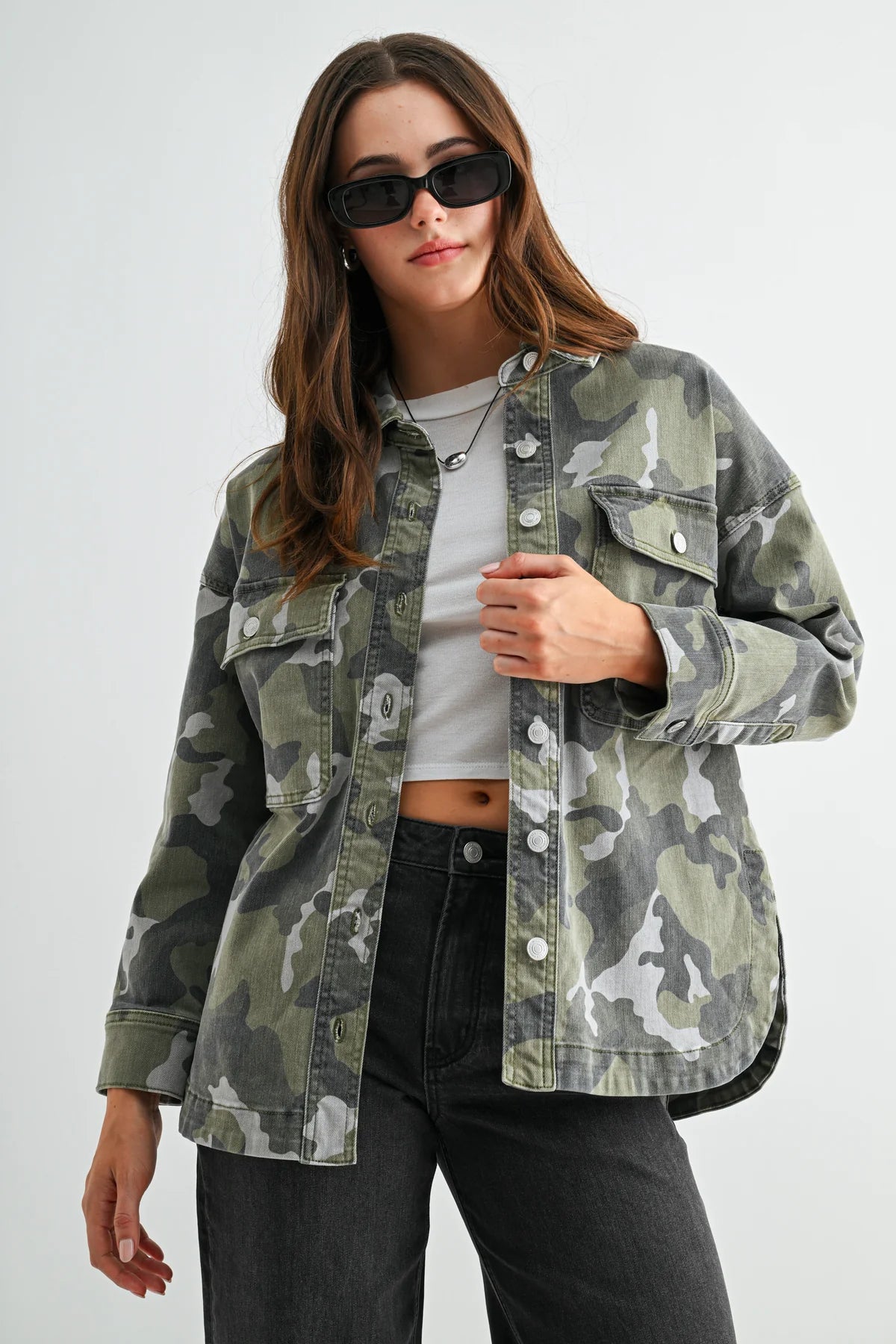 The Rebel Camo Shacket
