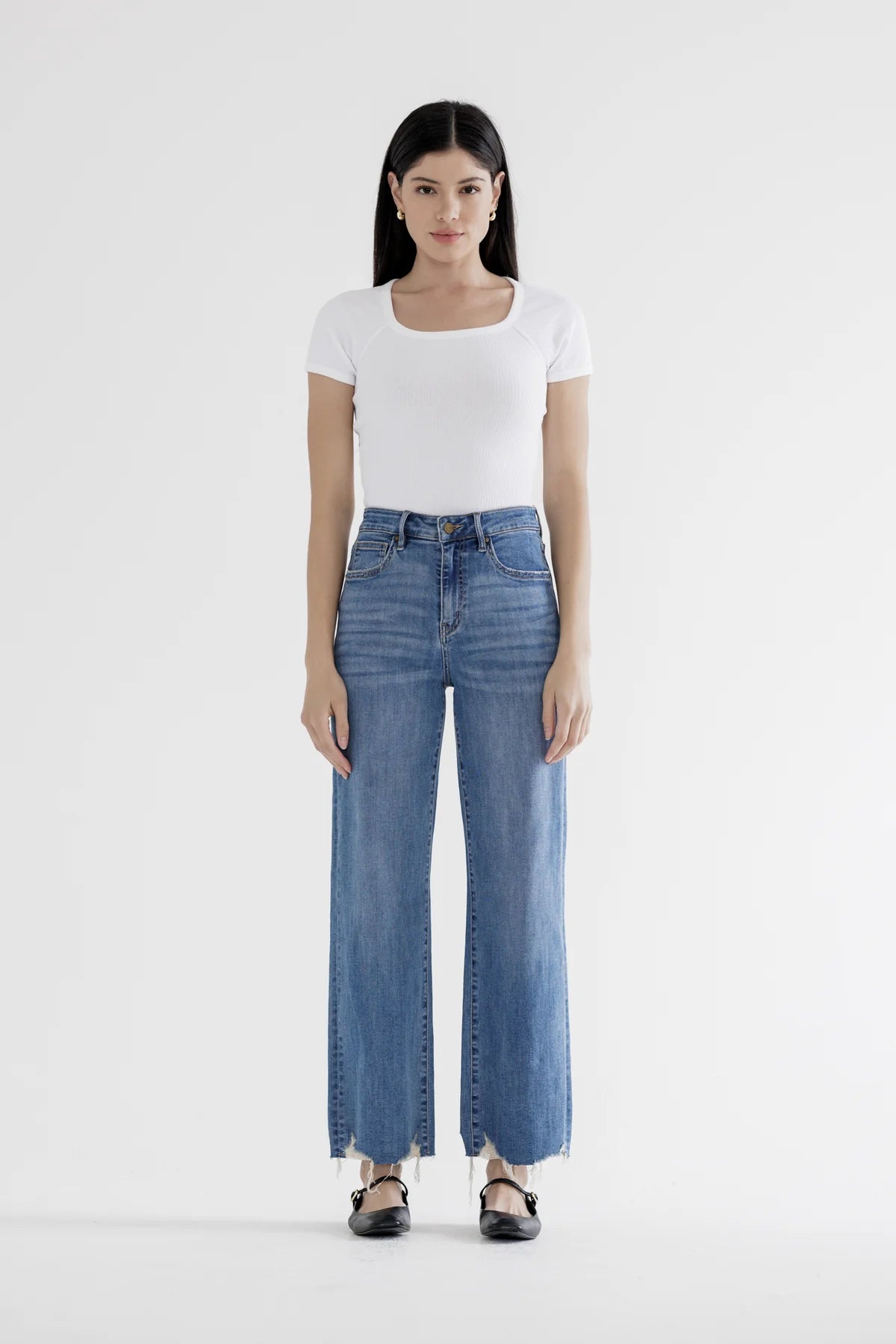 The Harlow High-Rise Wide Leg Jeans
