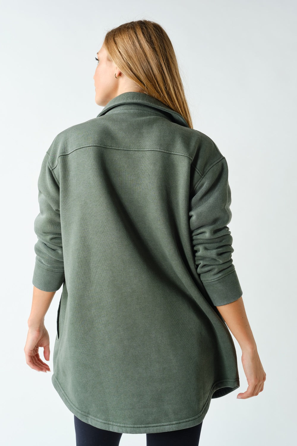 The Everly Mineral Wash Shacket
