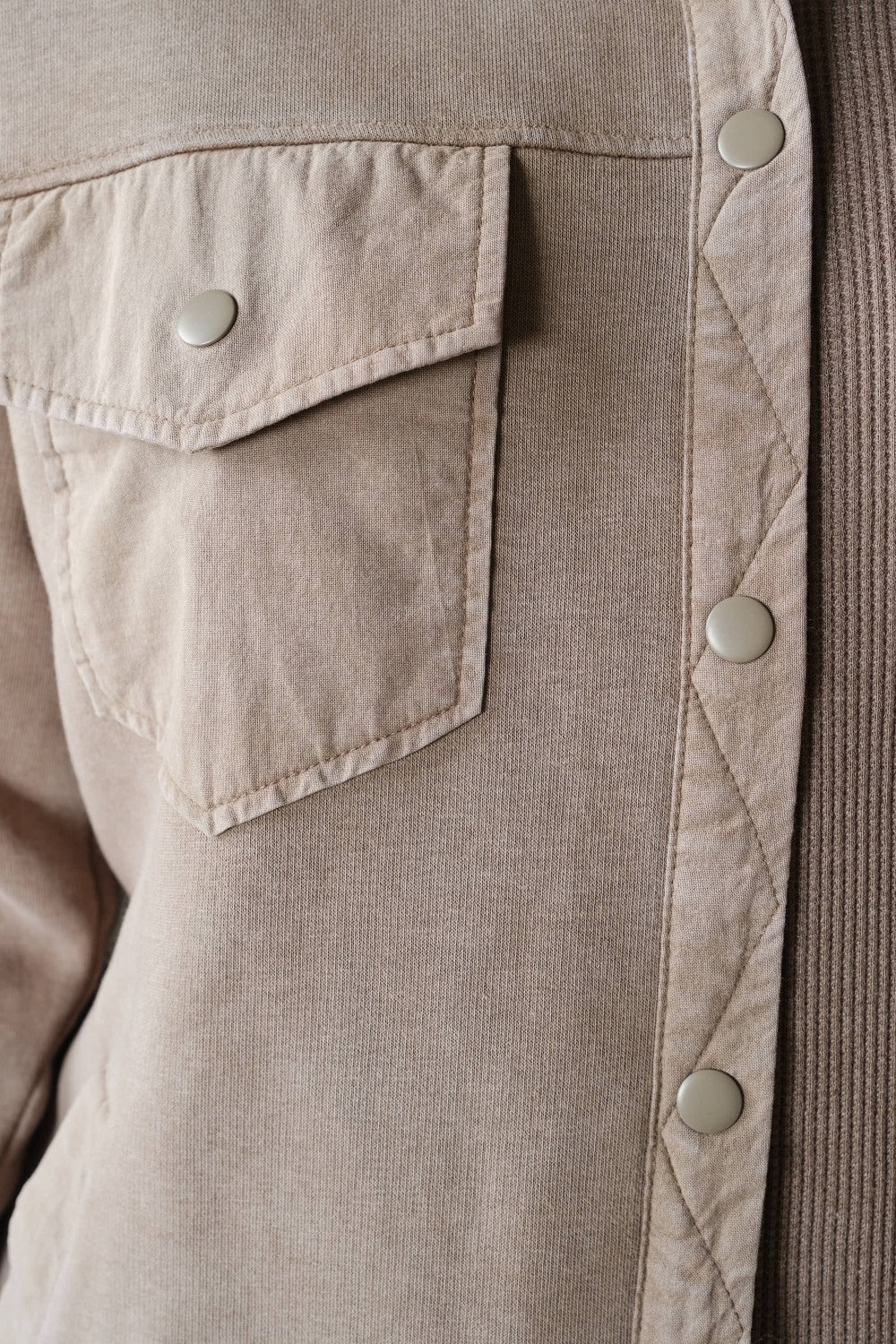 The Everly Mineral Wash Shacket