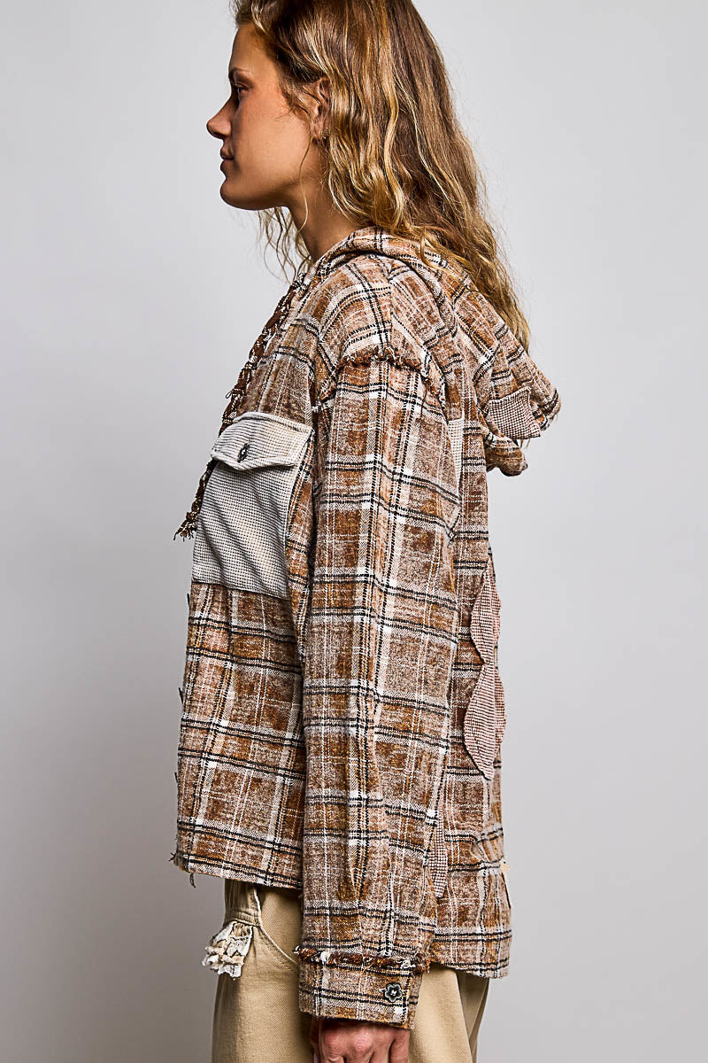 The Patchwork Theory Plaid Shacket