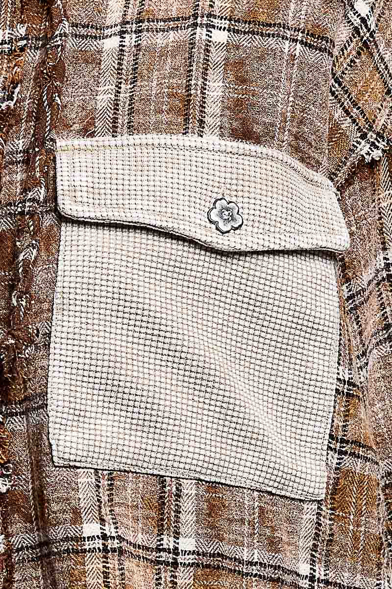 The Patchwork Theory Plaid Shacket