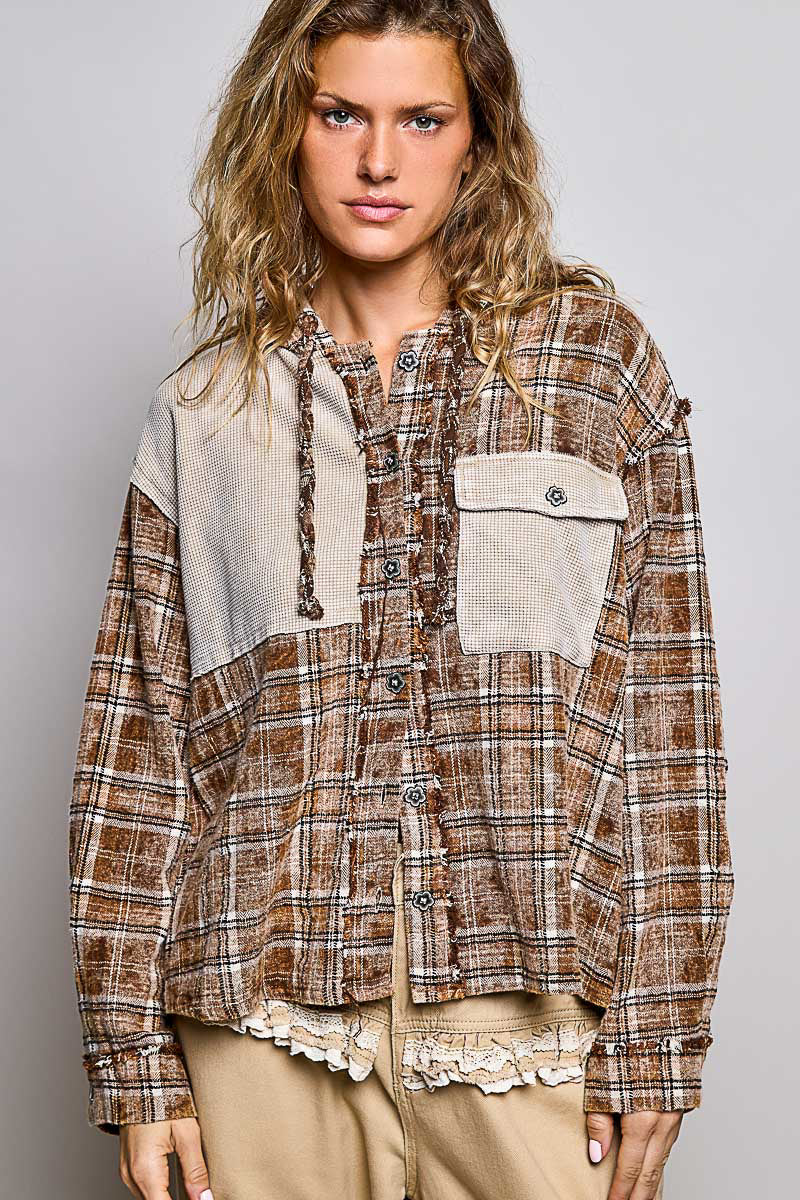 The Patchwork Theory Plaid Shacket