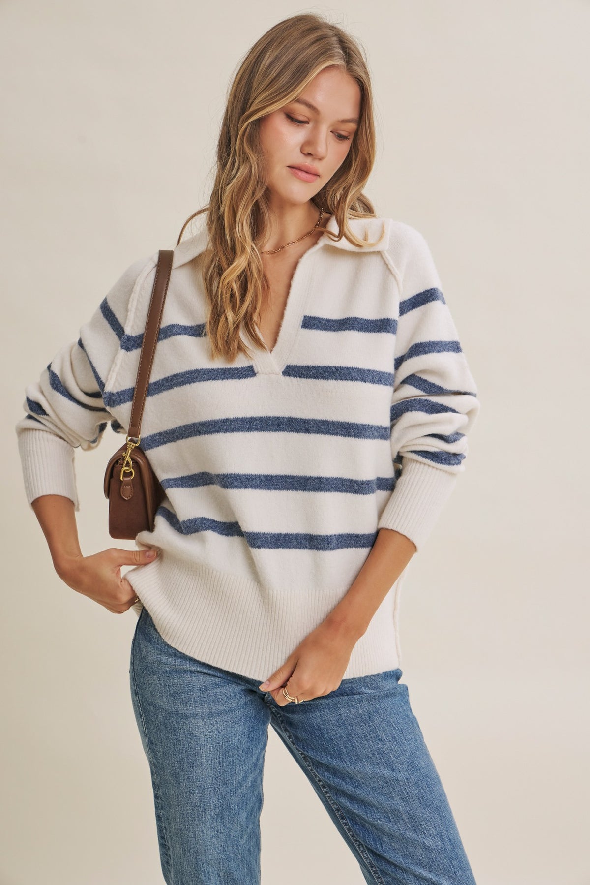 The Coastal Muse Striped Sweater