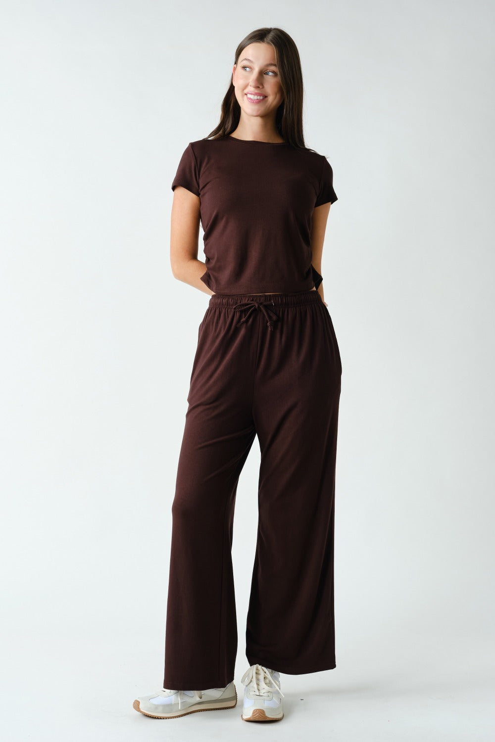 The Sloane Ruched Two-Piece Lounge Set