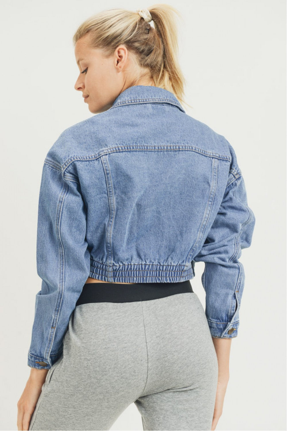 Cropped Denim Jacket