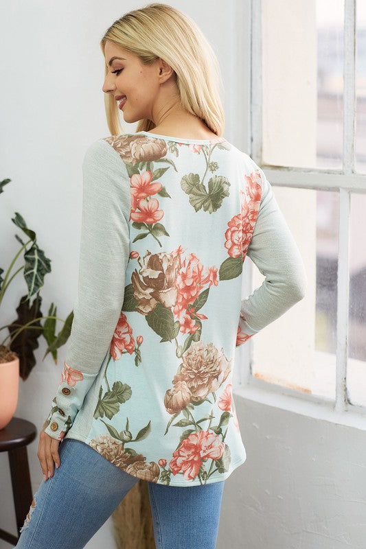 Nothing But Florals Top