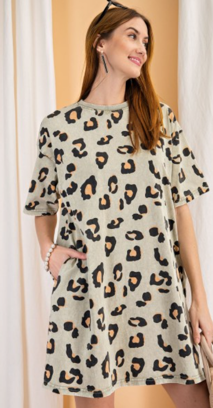 Animal Days Oversized dress top