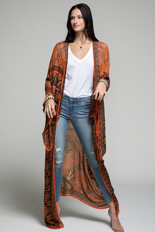 Firenze Paisley Kimono