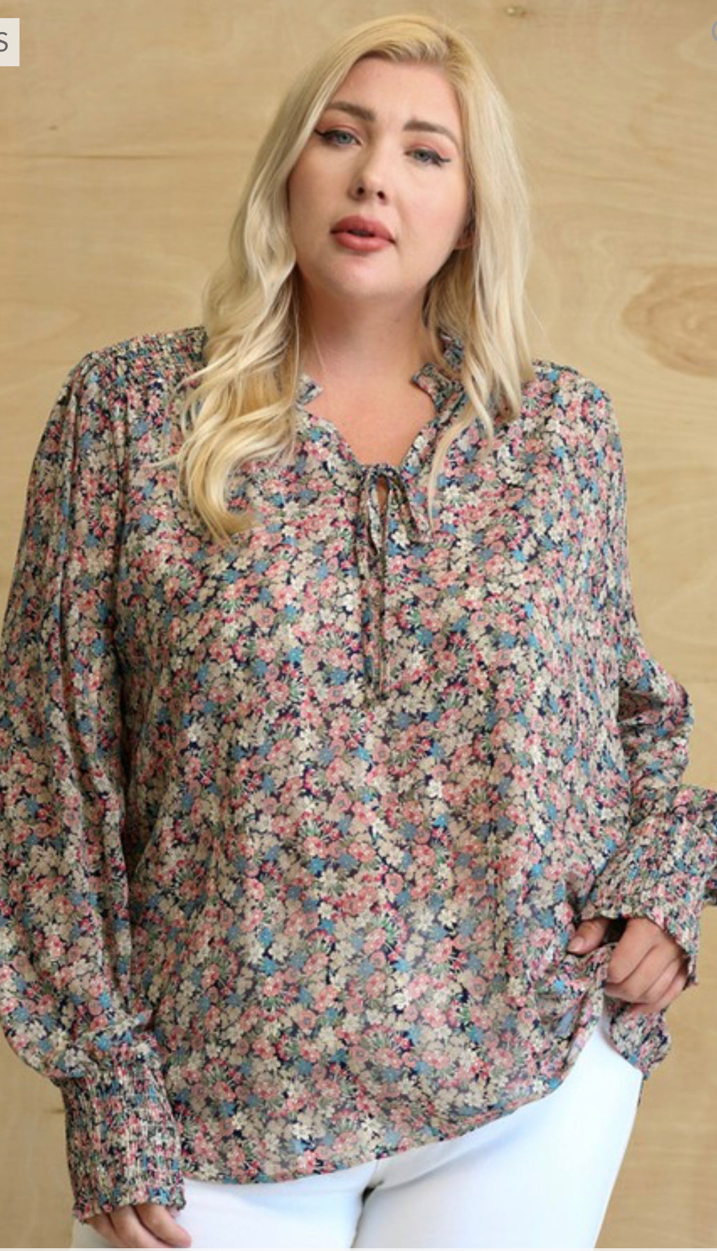 Curvy In my florals Blouse