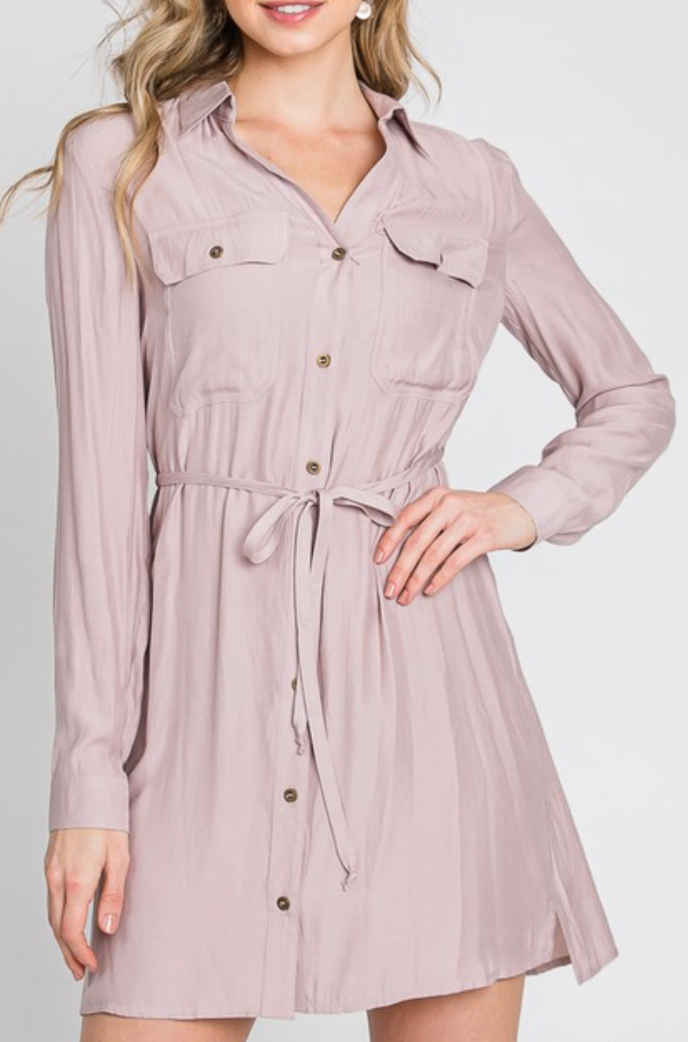 BOYFRIEND BELTED BLAZER DRESS