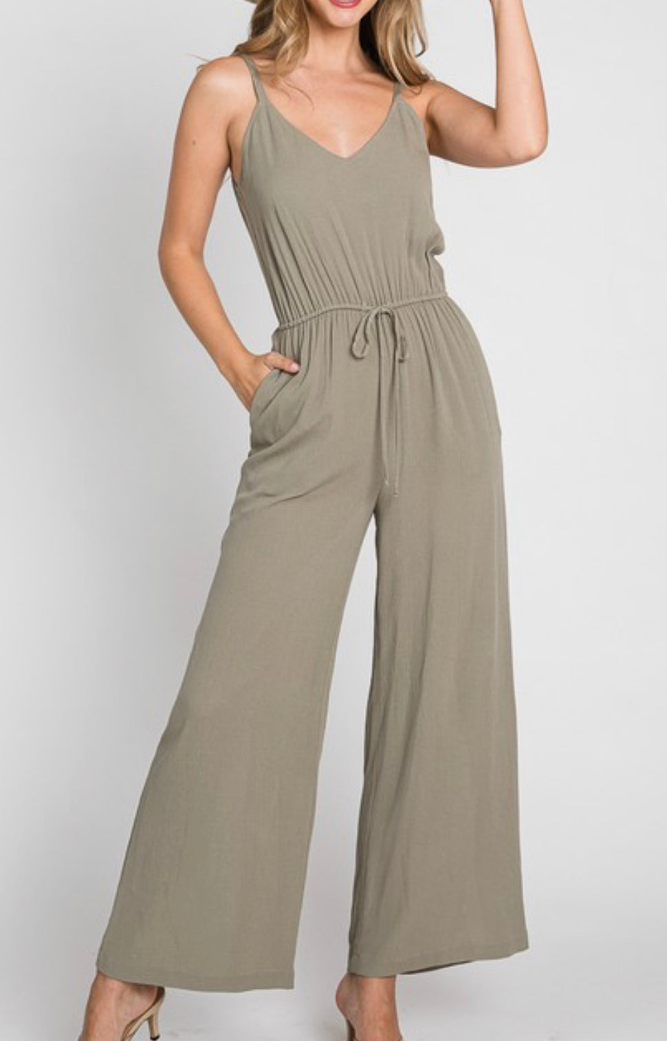 WIDE LEG JUMPSUIT