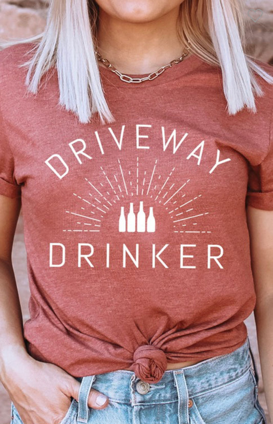 Driveway Drinker Graphic Tee