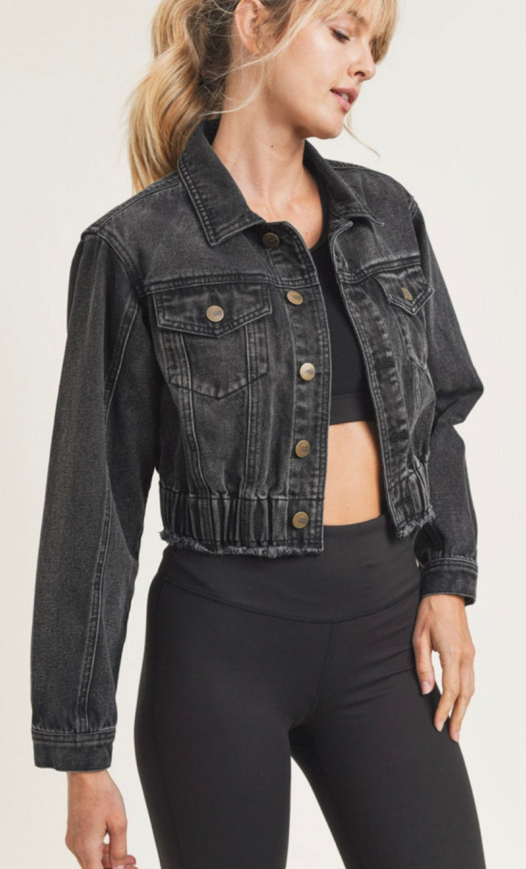 Cropped Denim Jacket