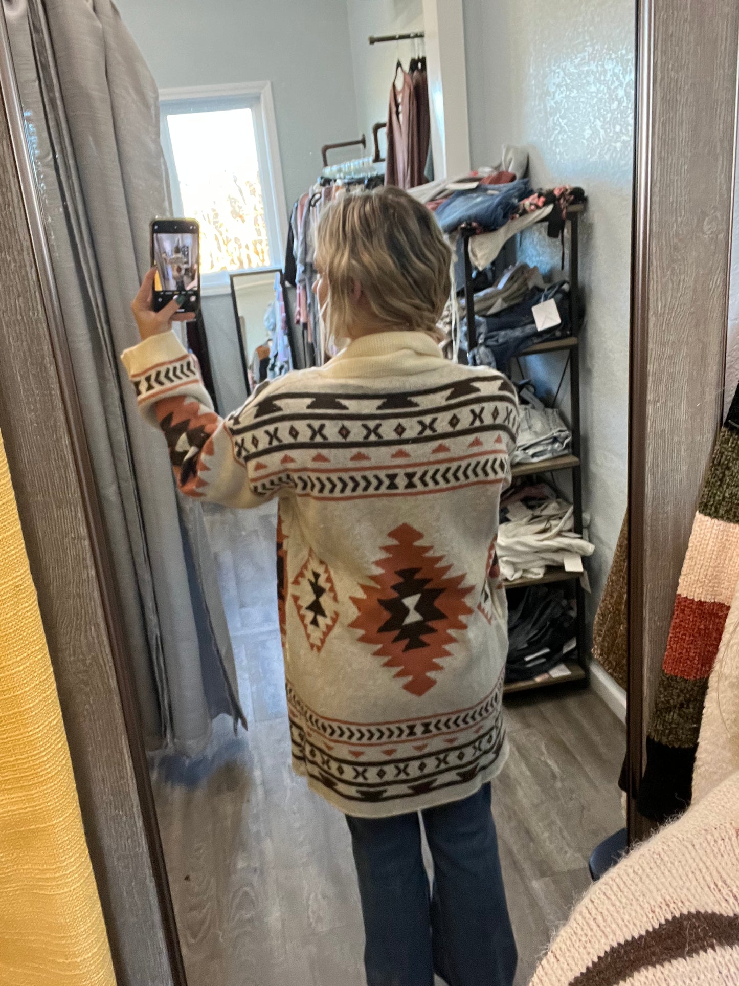 Aztec pocket Cardi