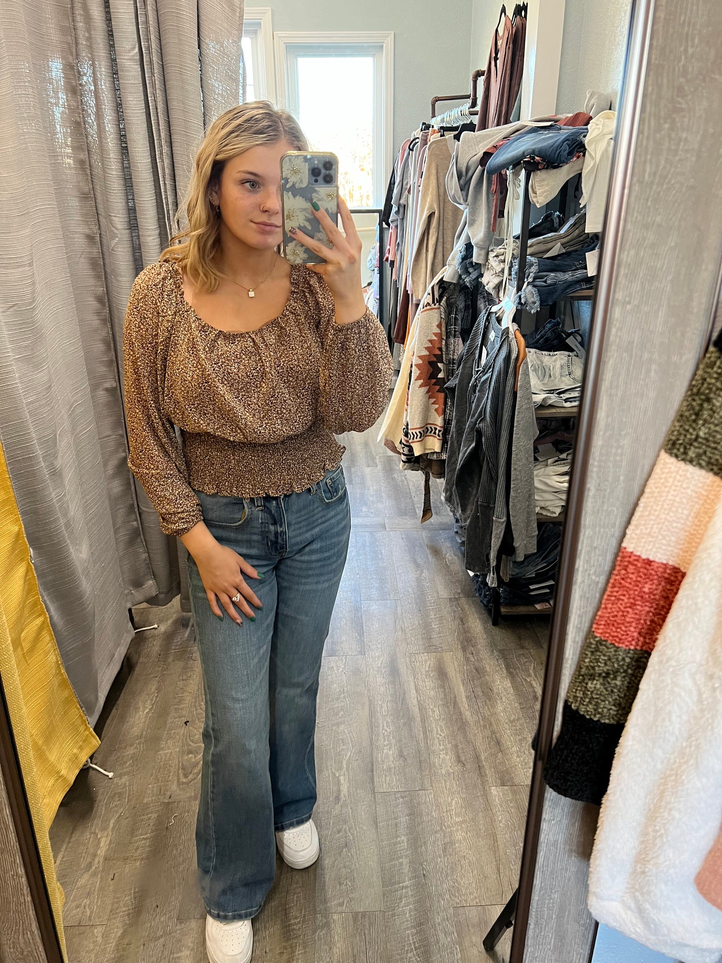 Spring into fall top