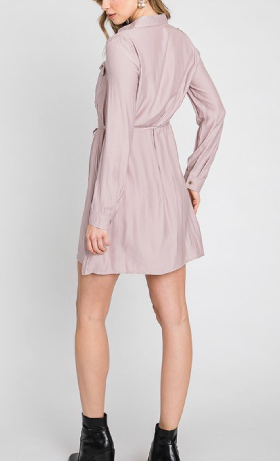 BOYFRIEND BELTED BLAZER DRESS