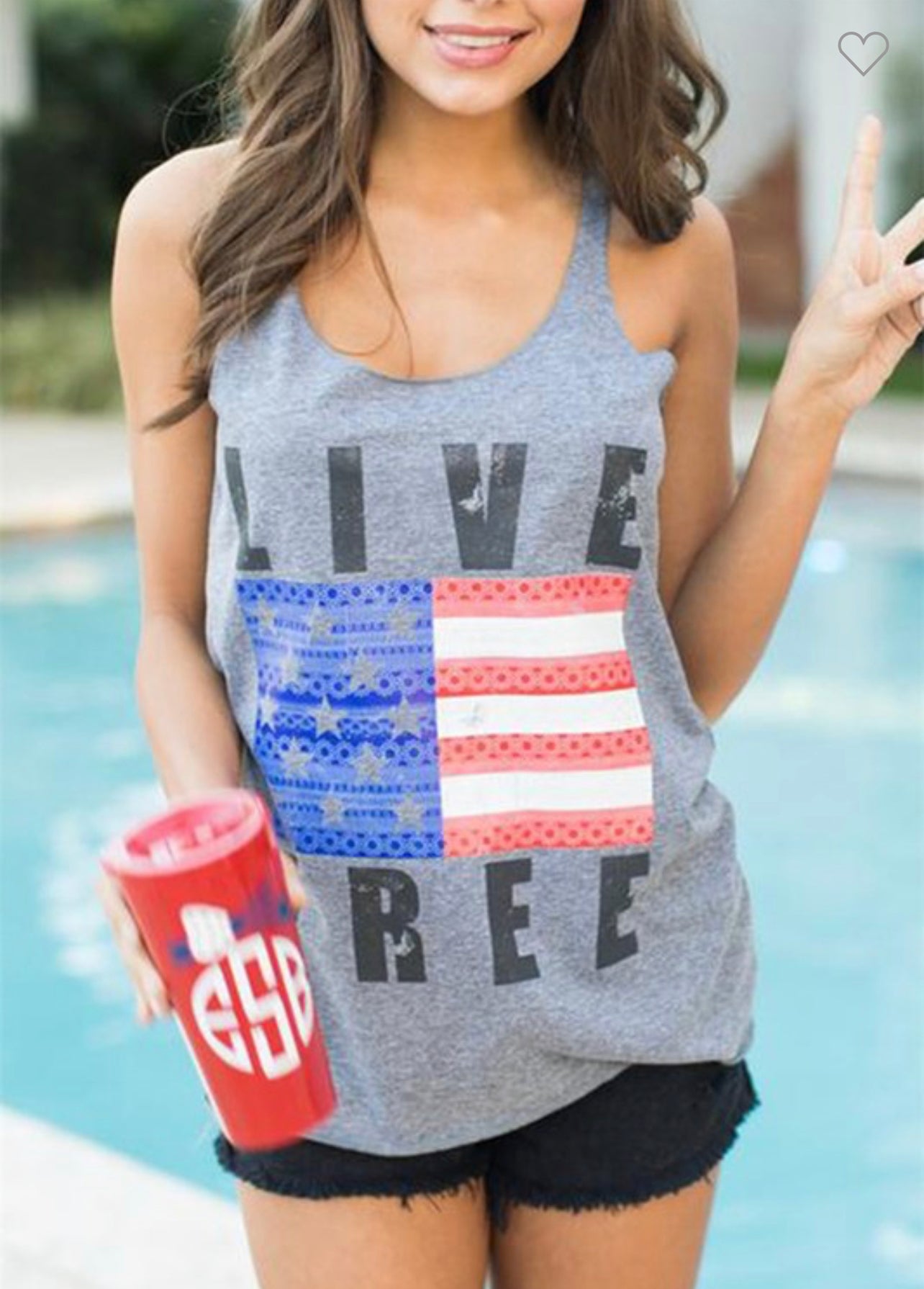 LIVE FREE Graphic Tank Top