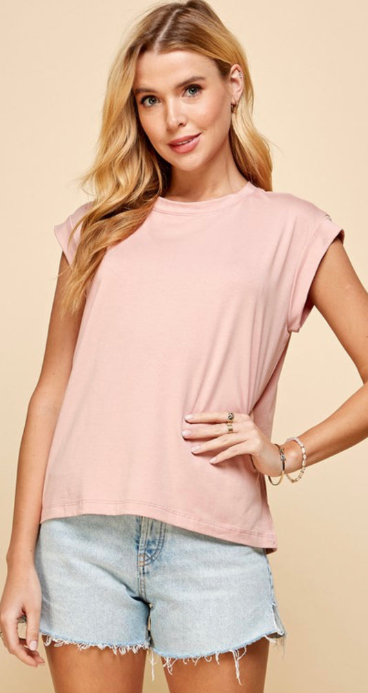 Keep it simple classy short sleeve top