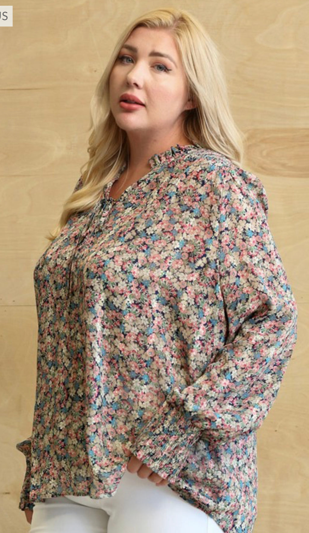 Curvy In my florals Blouse