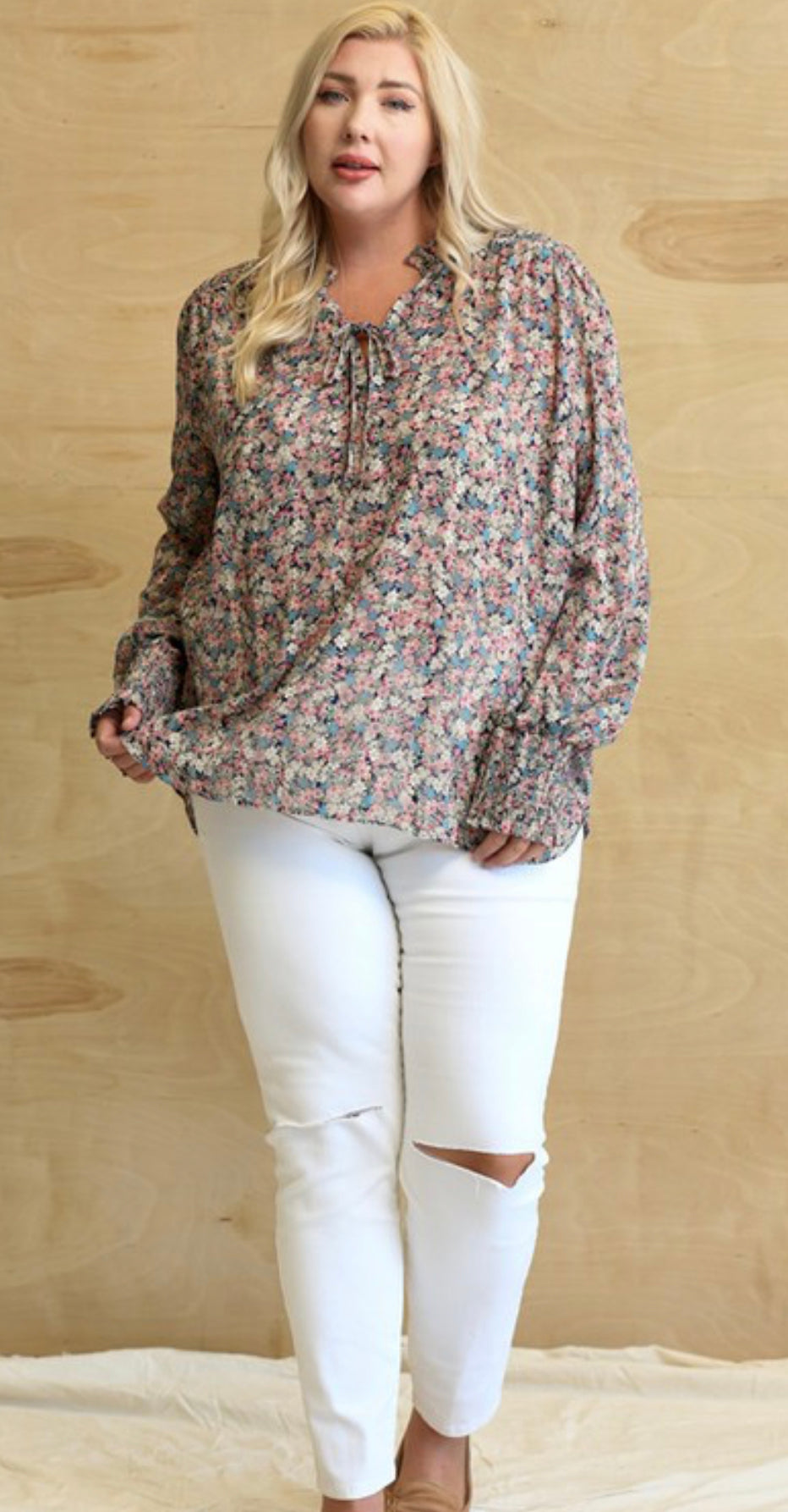 Curvy In my florals Blouse