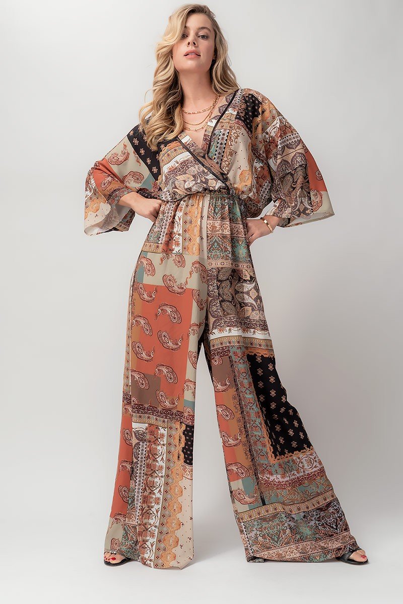 Paisley Patchwork Jumpsuit