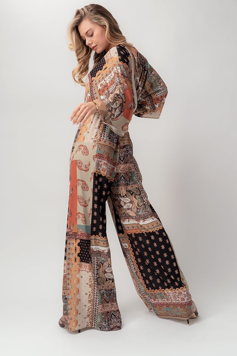 Paisley Patchwork Jumpsuit