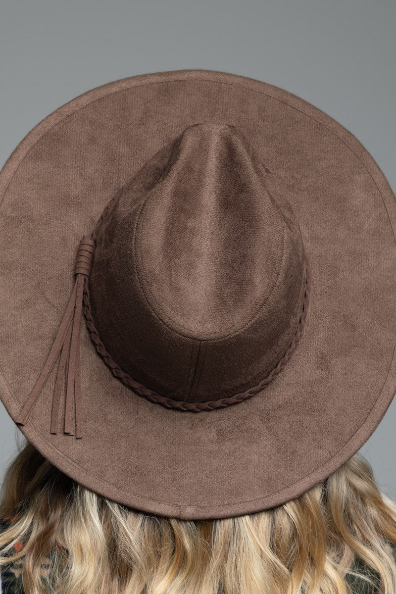 Suede with Tassel Panama Hat